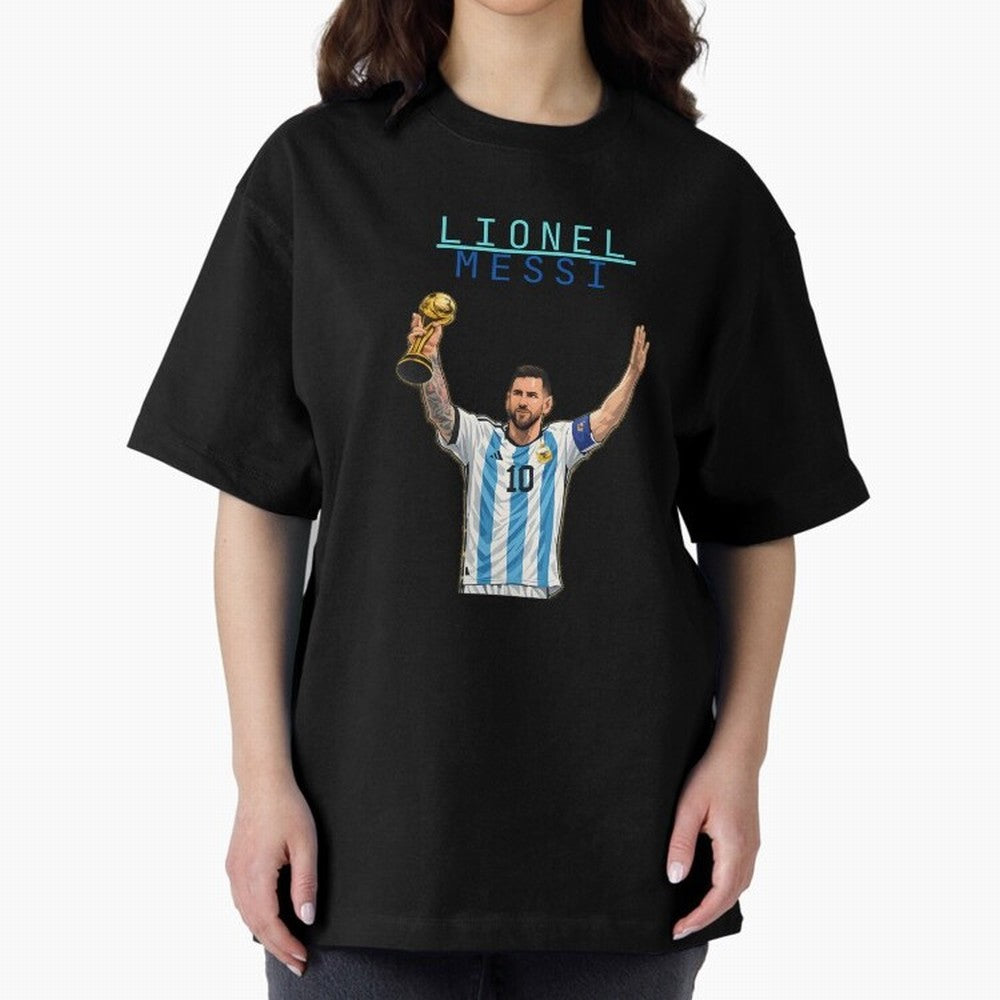 Messi Classic T-Shirt Follow the Final Road of Global Football Passion for FIFA World Cup 2026, Highlighting Mbappe and Neymar, Spain and Netherlands, Sports Nostalgia, International Competition, Famous Players and Unforgettable Victories; Great