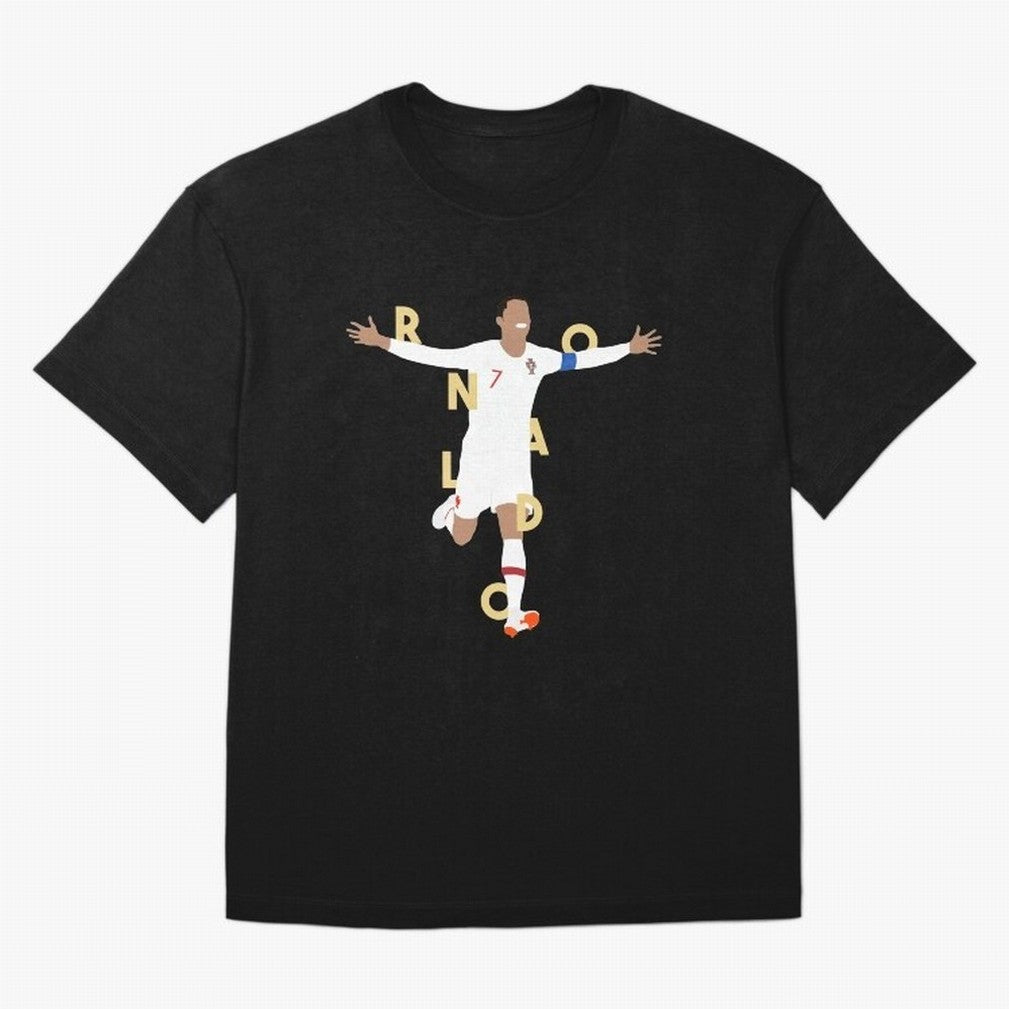 Ronaldo (Gold) Classic T-Shirt Relive Legendary Nights from FIFA World Cup 2026 Group Stage Celebrating CR7 and Messi, England and Germany Energy, Sports Nostalgia, International Competition, Famous Players and Unforgettable Victories; Ideal for