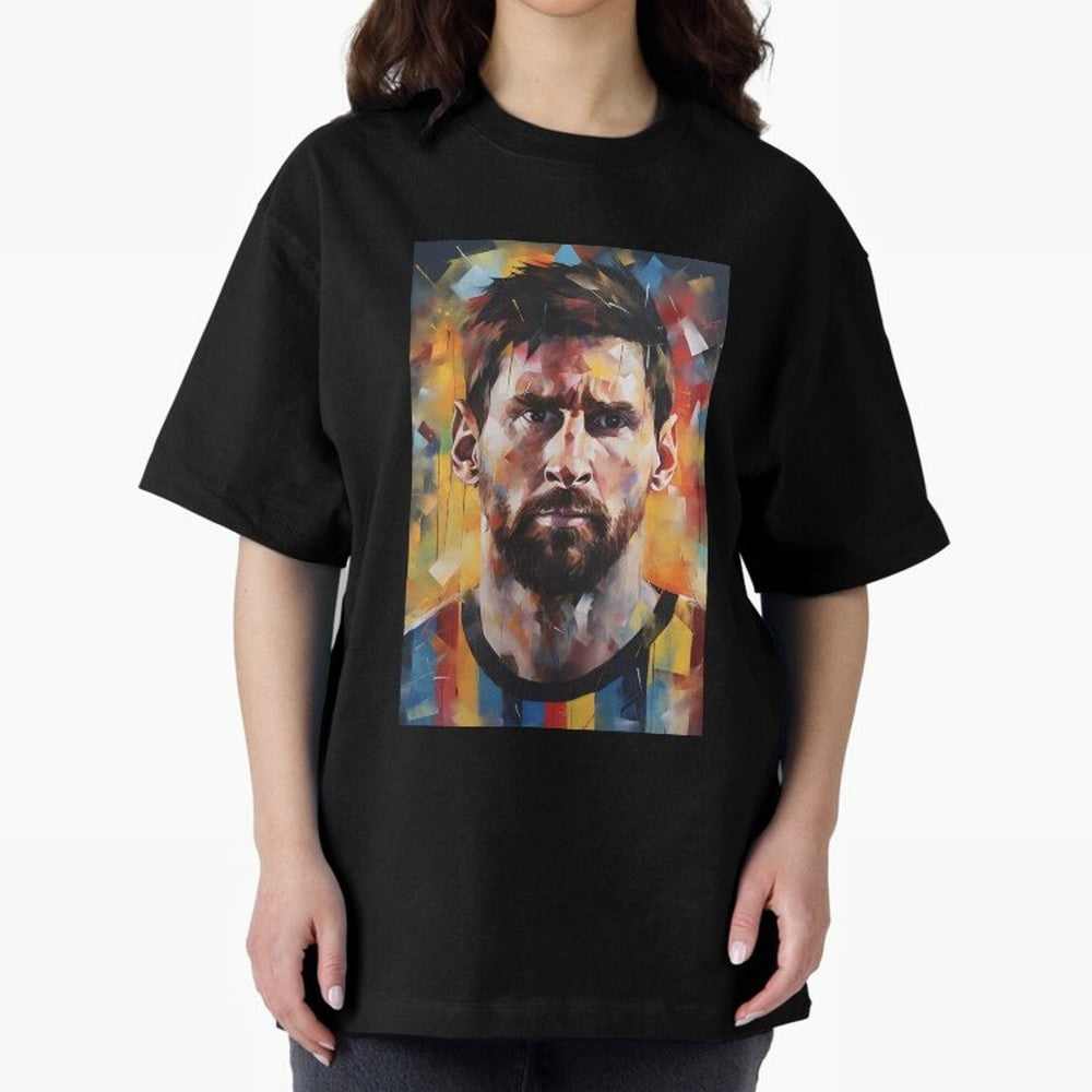 Lionel Messi Oversized T-Shirt Get Ready for Global Football Passion for FIFA World Cup 2026, Built around Mbappe, France and Portugal, Stadium Memories, Football Loyalty, International Chants and Championship Tradition; Great for Supporters Who