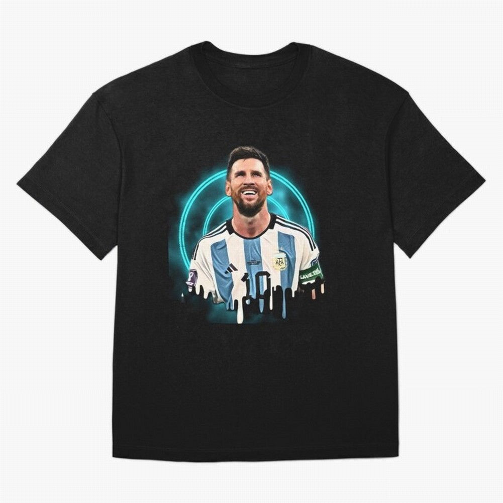 Lionel Messi Classic T-Shirt Stand Out with Spirit from Match Day Hype around FIFA World Cup 2026, Mbappe and Neymar, Argentina and Brazil, Football Festival Excitement, Trophy Ambitions, Country Rivalries and Star Player Buzz; Ideal for Fans Who