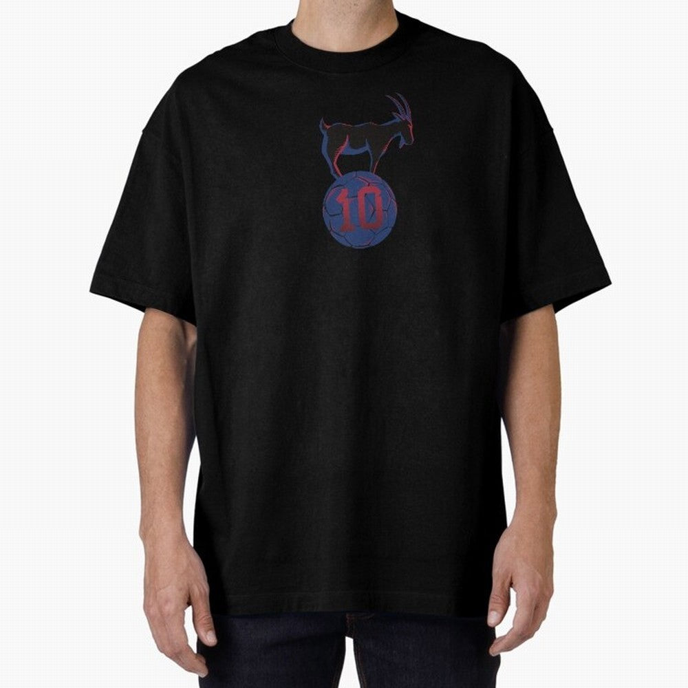 Messi 10 GOAT (Blue Soccer Ball FCB Futbol) Classic T-Shirt Cheer through Every Moment of FIFA World Cup 2026 Group Stage for Fans of Mbappe and France, Bringing Soccer Culture, Superstar Moments, National Team Dreams and Competitive Fire; Great