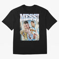 Messi Champion Vintage Retro Design Classic T-Shirt Bring International Match Energy to the FIFA World Cup 2026 USA Canada Mexico Journey through Neymar, Haaland and Cristiano Ronaldo Highlights, Portugal Pride, Football Passion, Legendary