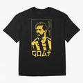 Lionel Messi Golden Style Portrait art illustration Classic T-Shirt Relive the Noise and Pride of the FIFA World Cup 2026 USA Canada Mexico Journey through Neymar Highlights, England Pride, Match Day Excitement, Supporter Culture, Golden Goals and