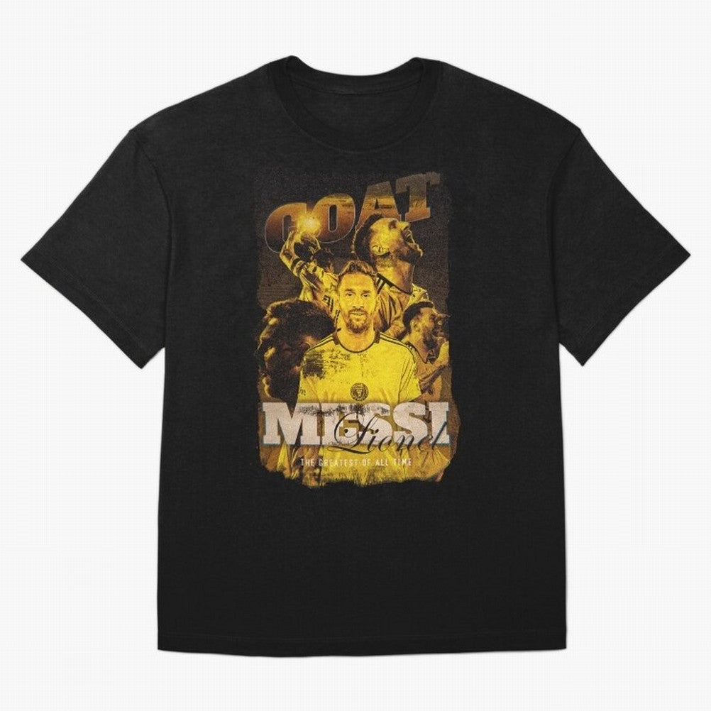 Messi The GOAT Oversized T-Shirt Get Ready for Match Day Hype around FIFA World Cup 2026 Group Stage, Mbappe and Neymar, France and Portugal, Vintage Soccer Flavor, Modern Football Stars, National Flags and Final Night Emotion; Perfect for People