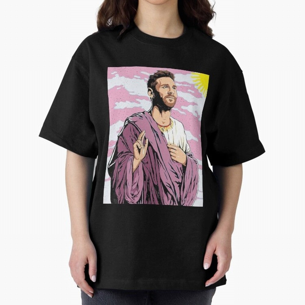 Messi the best Oversized T-Shirt Make Every Kick Count in the FIFA World Cup 2026 Group Stage Journey through CR7 Highlights, England and Germany Pride, Global Supporter Spirit, Legendary Goals, National Colors and Tournament Celebration; Created