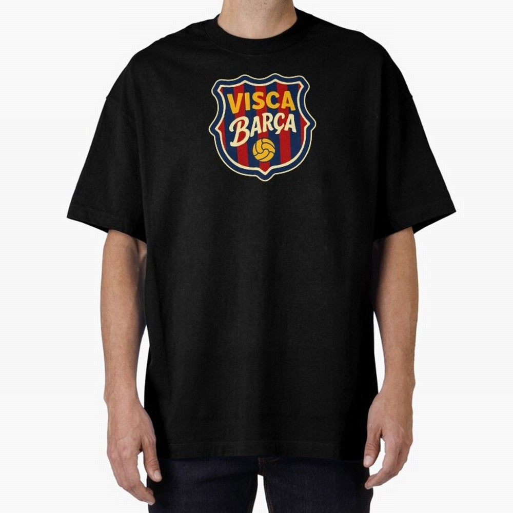 BAR-CE-LON-A Logo FC Merchandise Classic T-Shirt Elevate Match Day Hype around FIFA World Cup 2026, Mbappe and Neymar, Portugal, Spain and Germany, Worldwide Fan Energy, Dramatic Goals, Stadium Lights and Championship Celebrations; Perfect for