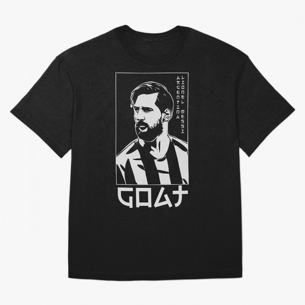 Lionel Messi Japanese Style Portrait art illustration Classic T-Shirt Support Your Favorite Stars during FIFA World Cup 2026 for Fans of Messi and Cristiano Ronaldo and Brazil, Portugal and Argentina, Bringing Goal Celebration Energy, Supporter
