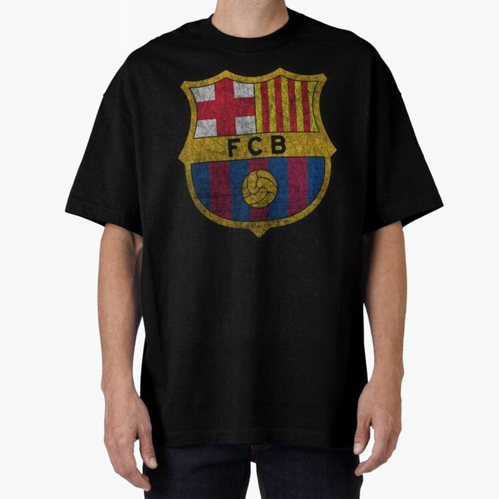fc barcelona Oversized T-Shirt Experience the Global Stage of FIFA World Cup 2026 for Fans of Mbappe and Neymar and Portugal, Spain and Germany, Bringing Global Supporter Spirit, Legendary Goals, National Colors and Tournament Celebration; Perfect