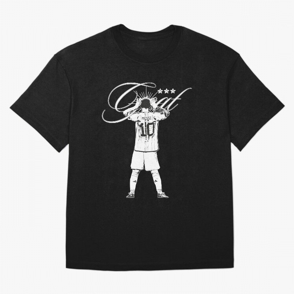 Messi Argentina, GOAT Oversized T-Shirt Bring a Champion Mindset to FIFA World Cup 2026 Spirit, Inspired by Brazil, Portugal and Argentina, Mbappe and Neymar, Football Festival Excitement, Trophy Ambitions, Country Rivalries and Star Player Buzz;
