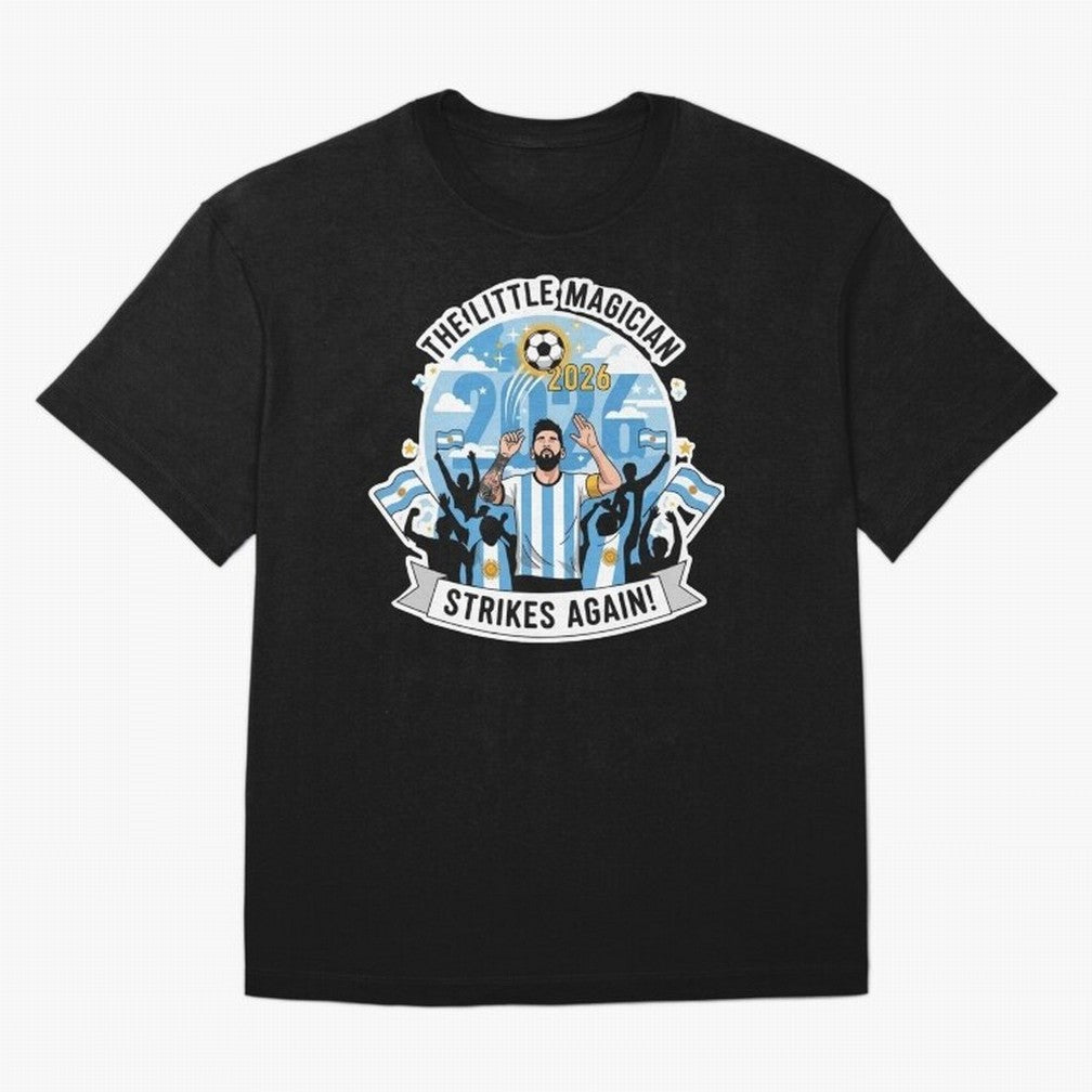 Messi - the little magician strikes again Classic T-Shirt Feel the Roar of FIFA World Cup 2026 USA Canada Mexico with CR7 and Messi, Spain Energy, Stadium Chants, National Pride, Trophy Dreams and Unforgettable Football Memories; Made for Die Hard