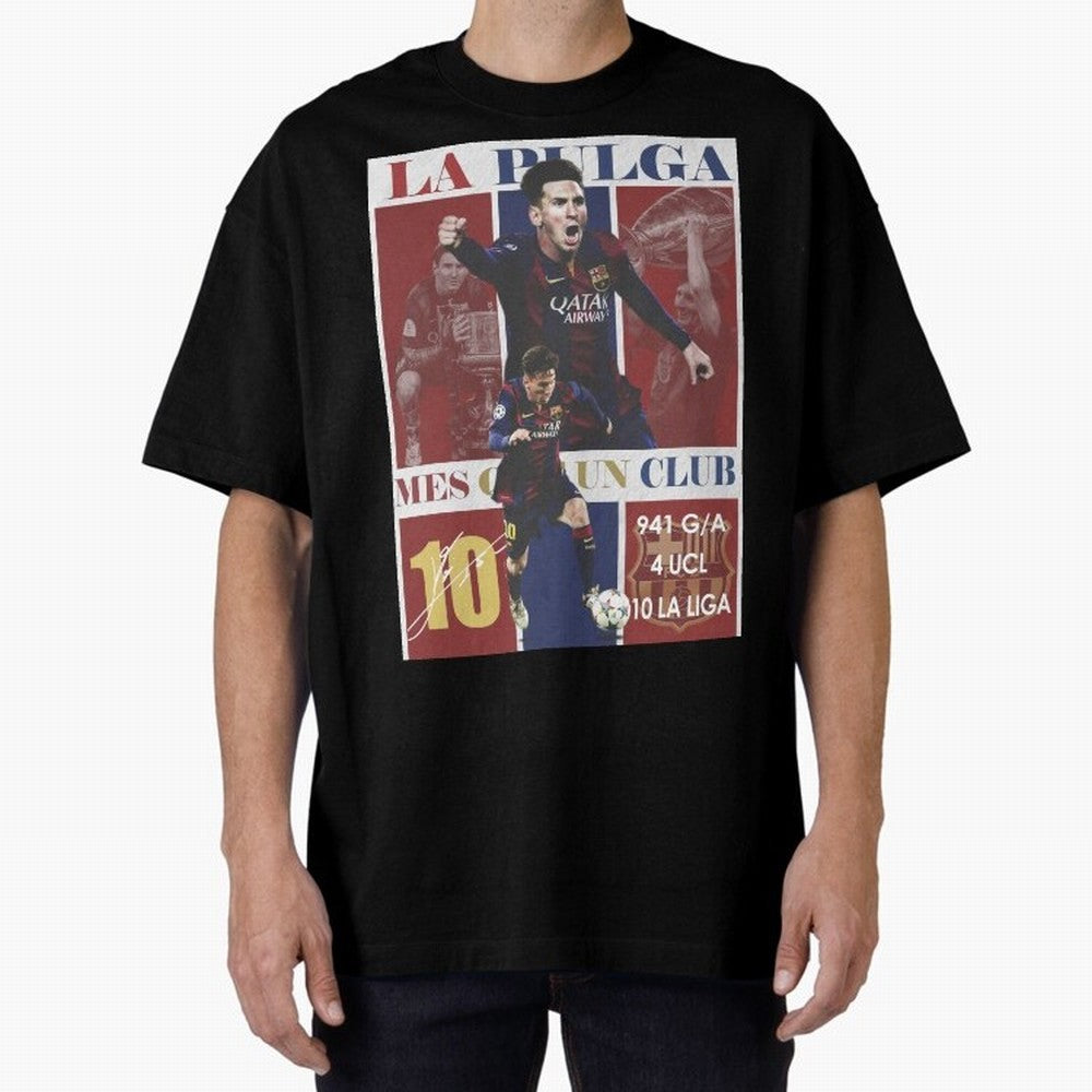 Lionel Messi 2015 Barcelona Poster- Iconic La Liga Hero Art Print Classic T-Shirt Cheer for Match Day Hype around FIFA World Cup 2026, CR7, Argentina, Stadium Memories, Football Loyalty, International Chants and Championship Tradition; Great for