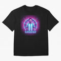 ?Argentina Football Legend Messi Cyberpunk Retro Futurist Design (Version 4) Classic T-Shirt Bring Stadium Energy to FIFA World Cup 2026 Spirit, Featuring Netherlands, Messi and Cristiano Ronaldo, Football Festival Excitement, Trophy Ambitions,