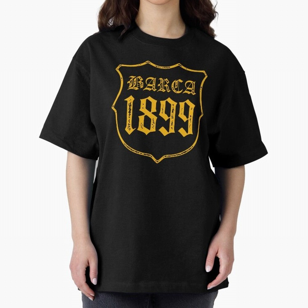 Barca 1899 Badge Classic T-Shirt Honor Champions and Dreams in Match Day Hype around FIFA World Cup 2026, Messi, England and Germany, Vintage Soccer Flavor, Modern Football Stars, National Flags and Final Night Emotion; Perfect for Supporters Who