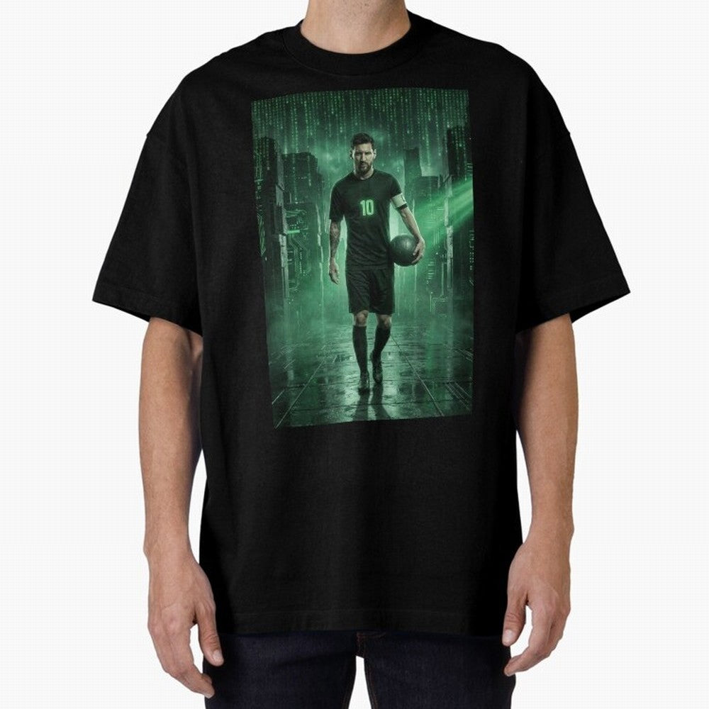The Legend Lionel Messi Inside The Matrix Realm (Version 2) Classic T-Shirt Support Iconic Players in FIFA World Cup 2026 USA Canada Mexico Capturing CR7 and Messi, Argentina and Brazil Energy, Champion Mindset, Group Stage Buzz, Knockout Tension