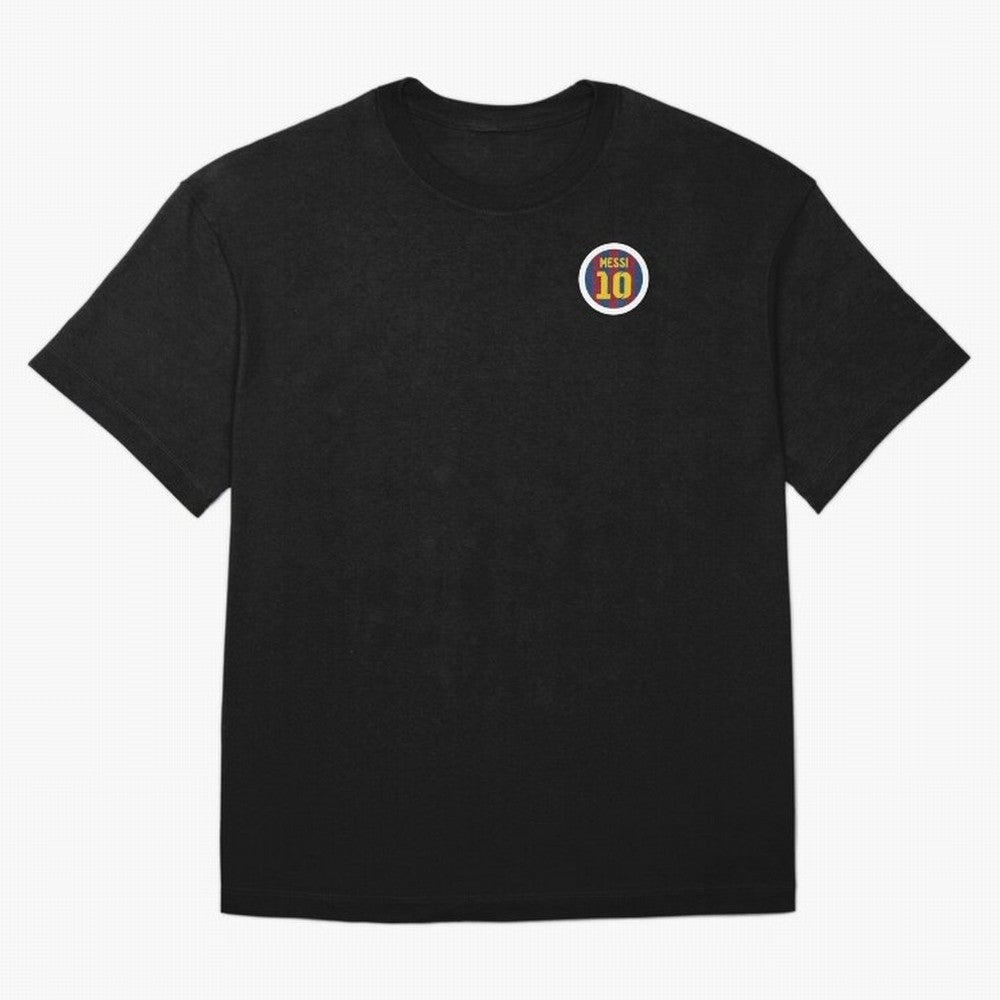 The goat, Lionel Messi Barcelona 10 Oversized T-Shirt Embrace FIFA World Cup 2026 Spirit, Inspired by France, Messi, CR7 and Mbappe, Global Supporter Spirit, Legendary Goals, National Colors and Tournament Celebration; Made for Collectors Who Enjoy