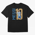 Lionel Messi Leo Messi Argentina Football Goat Essential T-Shirt Celebrate Rivalries and Pride in FIFA World Cup 2026 for Fans of Neymar and Portugal, Spain and Germany, Bringing Retro Football Energy, Iconic Rivalries, Trophy Chase Drama and