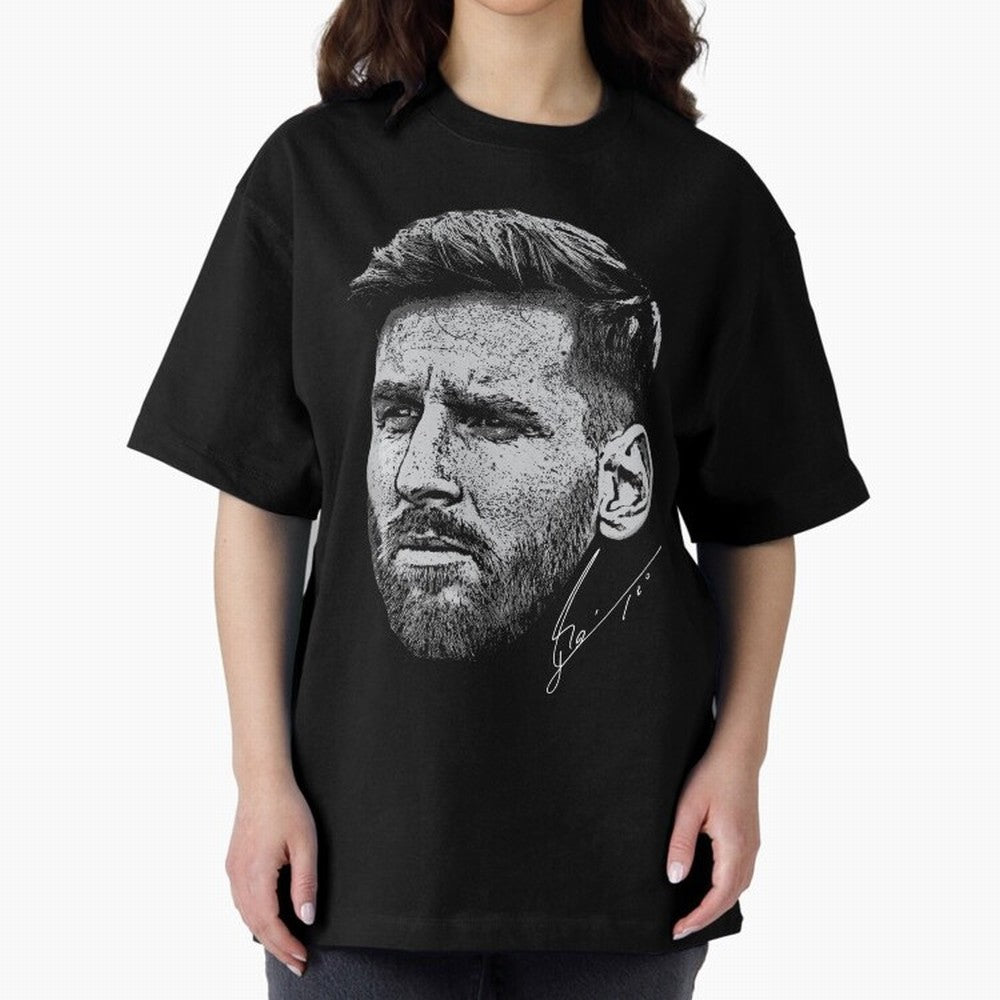 Lionel Messi Signed Boxy T-Shirt Discover Global Football Passion for FIFA World Cup 2026, Inspired by Mbappe, Portugal, Classic Soccer Heritage, Championship Pressure, Fan Loyalty and International Pride; Made for Collectors Who Enjoy Iconic