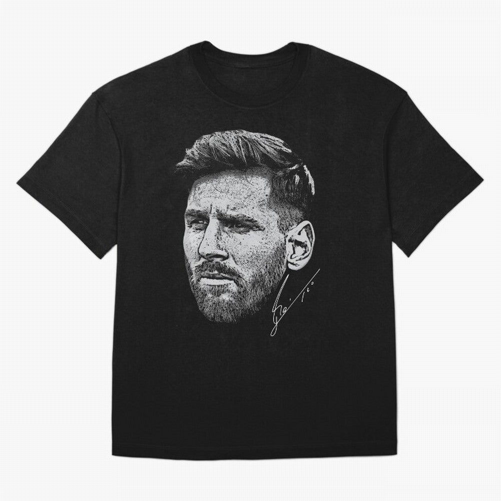 Lionel Messi Signed Boxy T-Shirt Discover Global Football Passion for FIFA World Cup 2026, Inspired by Mbappe, Portugal, Classic Soccer Heritage, Championship Pressure, Fan Loyalty and International Pride; Made for Collectors Who Enjoy Iconic