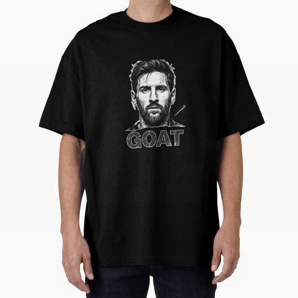 The G.O.A.T. ¨C Lionel Messi Legend Sketch Active T-Shirt Experience the FIFA World Cup 2026 Group Stage Journey through Haaland and Mbappe Highlights, Argentina, France and Brazil Pride, Worldwide Fan Energy, Dramatic Goals, Stadium Lights and