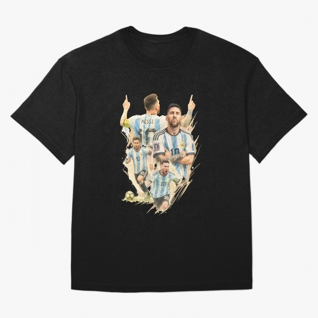 Lionel Messi watercolor illustration art Classic T-Shirt Join the Countdown to Match Day Hype around FIFA World Cup 2026, Cristiano Ronaldo, Haaland and CR7, Portugal, Football Passion, Legendary Performances, Festival Vibes and Supporter