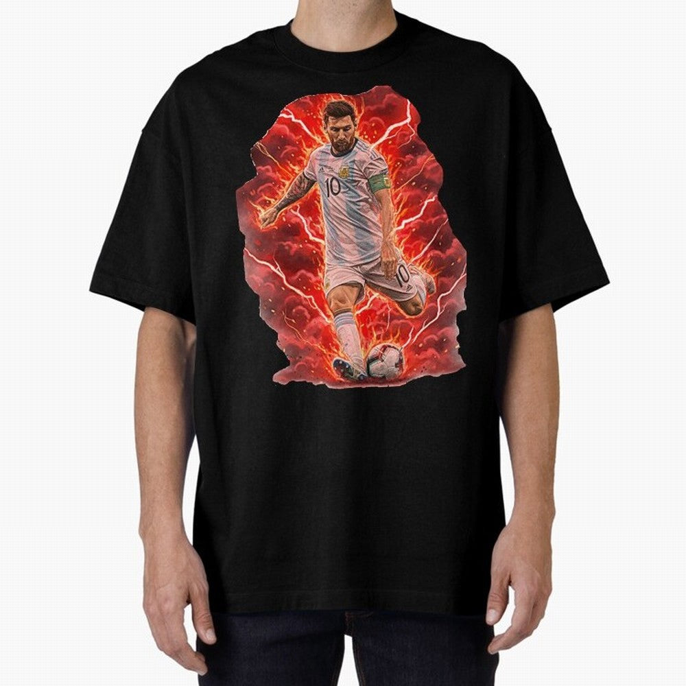 Messi Illustrated Style (HD) ¨C High Definition Design The Goat Unique Classic T-Shirt Mark Match Day Hype around FIFA World Cup 2026 Group Stage, Neymar, Netherlands, Championship Spirit, Famous Goals, Roaring Crowds and International Football