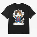 Fcb - Fc Barcelona | Cute Cat Messi with Jersey Barcelona Classic T-Shirt Experience Global Football Passion for FIFA World Cup 2026, Centered on Neymar, Haaland and Cristiano Ronaldo, Brazil, Portugal and Argentina, Sports Nostalgia, International