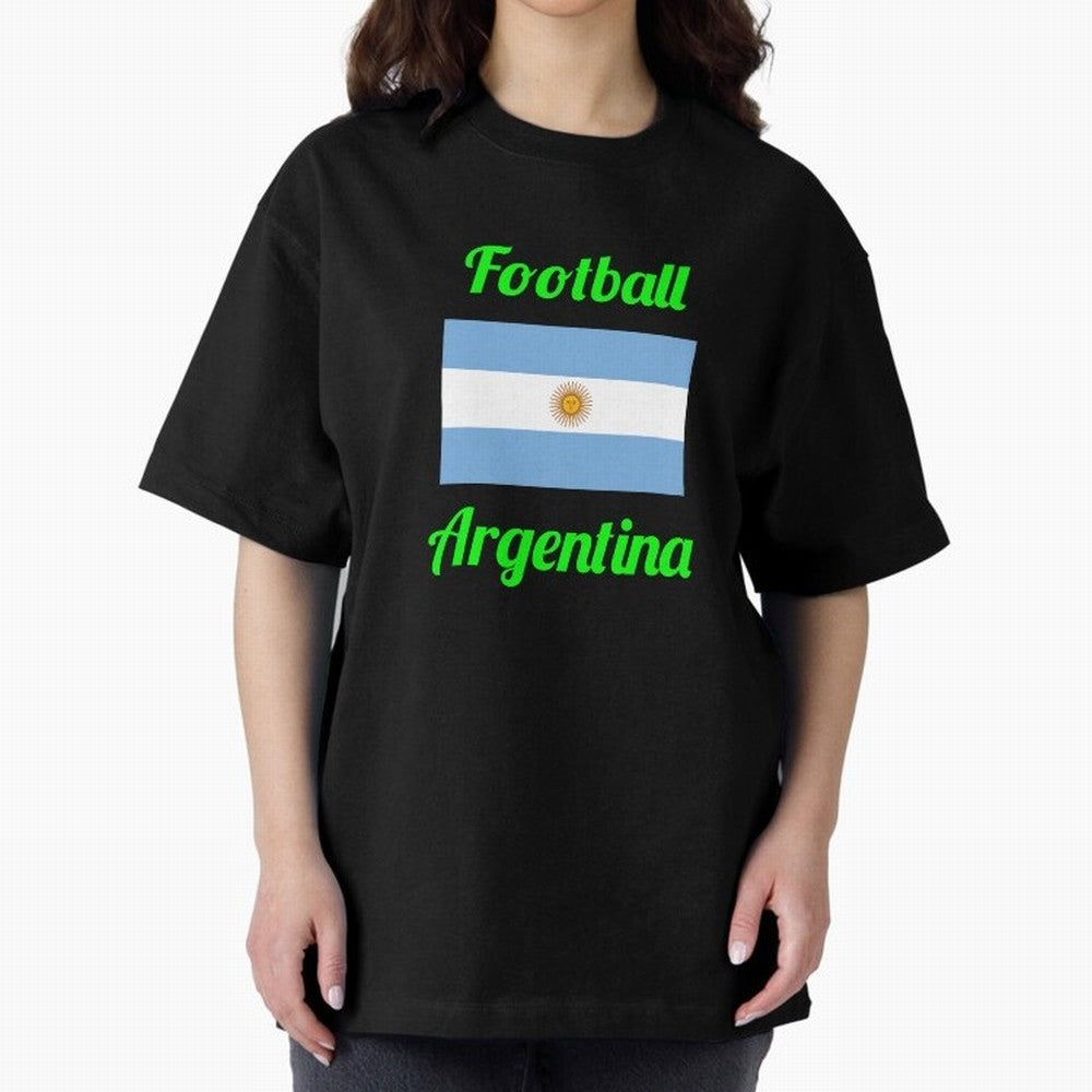 Argentina Football Flag ¨C Albiceleste Soccer Supporter Classic T-Shirt Bring Legendary Rivalry Energy to FIFA World Cup 2026 USA Canada Mexico Spirit, Filled with Portugal, Spain and Germany, CR7 and Messi, Football Festival Excitement, Trophy