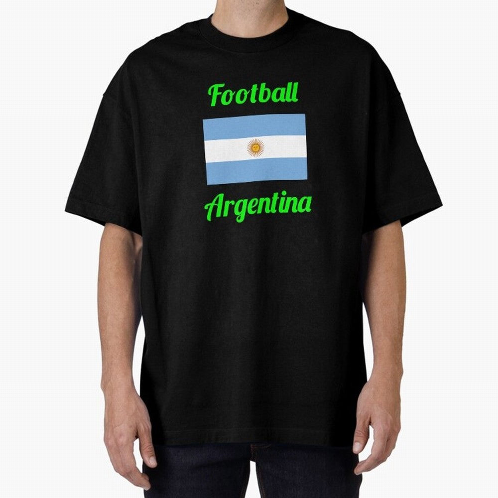 Argentina Football Flag ¨C Albiceleste Soccer Supporter Classic T-Shirt Bring Legendary Rivalry Energy to FIFA World Cup 2026 USA Canada Mexico Spirit, Filled with Portugal, Spain and Germany, CR7 and Messi, Football Festival Excitement, Trophy