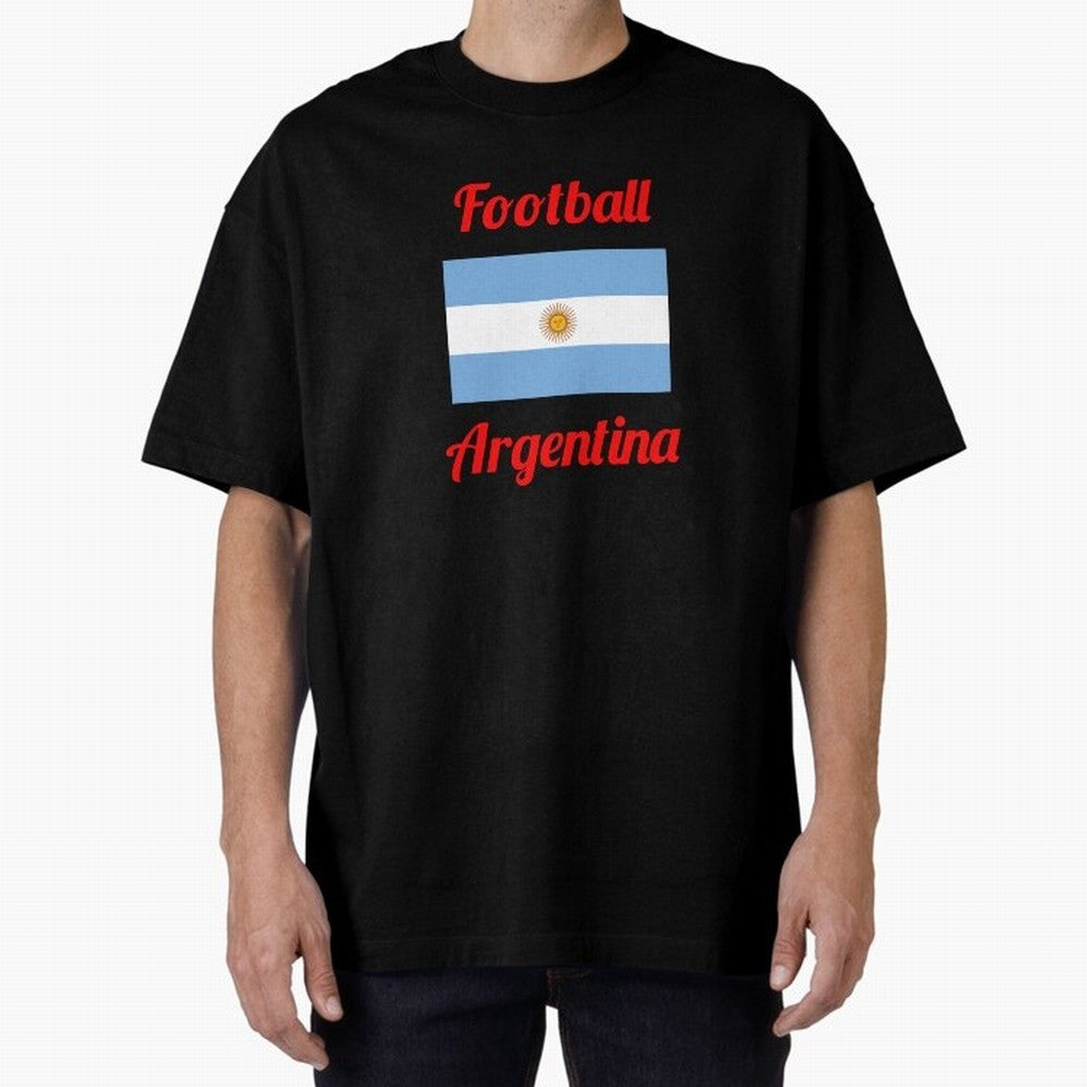 Argentina Football Flag ¨C Albiceleste Soccer Supporter Classic T-Shirt Bring Trophy Dreams to Global Football Passion for FIFA World Cup 2026 Group Stage, Featuring Haaland and Mbappe, Argentina, France and Brazil, Worldwide Fan Energy, Dramatic
