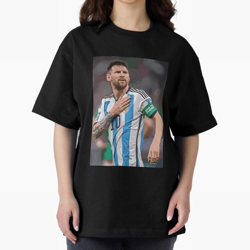 World Cup Soccer Football Lionel Messi Argentina Classic T-Shirt Carry National Pride through Match Day Hype around FIFA World Cup 2026 Group Stage, Neymar, Haaland and Cristiano Ronaldo, Argentina and Brazil, Sports Nostalgia, International