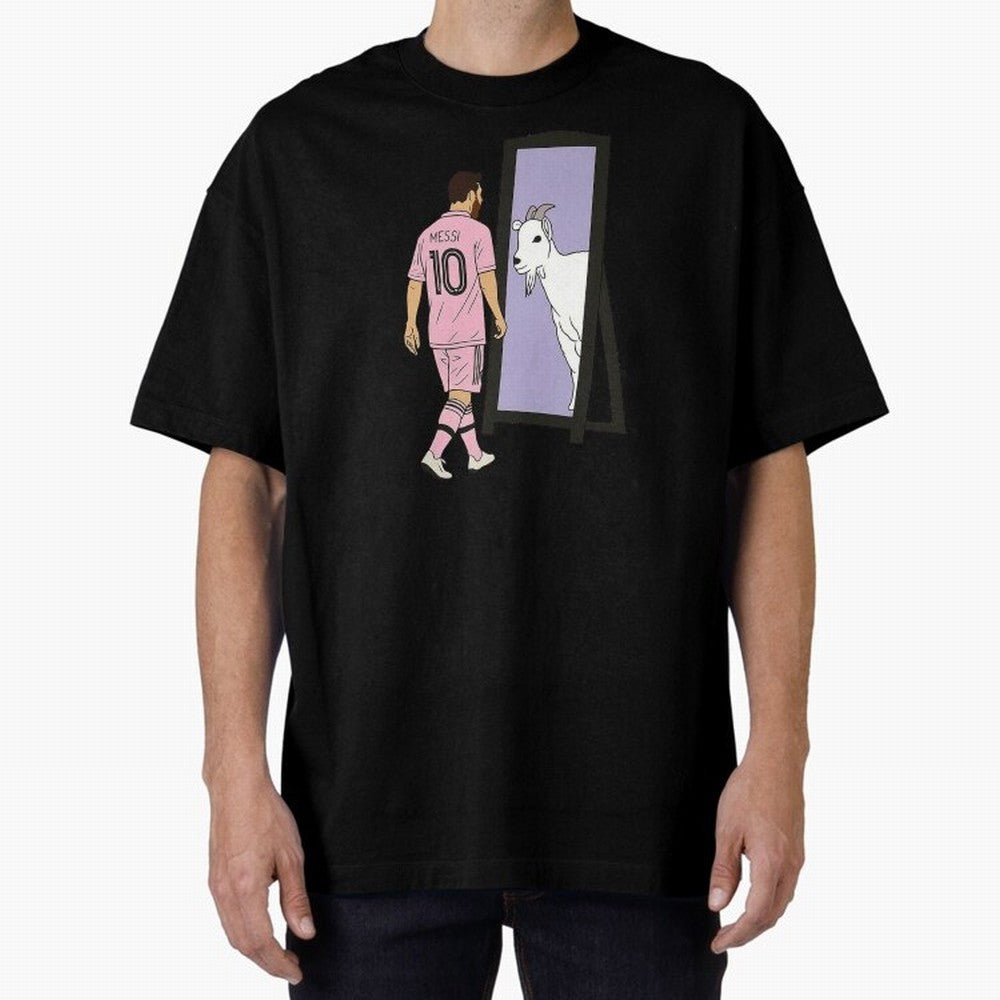 Messi Inter Miami Oversized T-Shirt Discover FIFA World Cup 2026 for Fans of CR7 and Messi and France, Bringing Retro Football Energy, Iconic Rivalries, Trophy Chase Drama and Stadium Atmosphere; Built for Supporters Chasing Trophy Dreams, Final