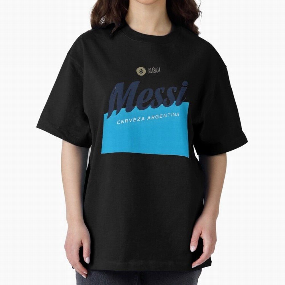 Messi Cerveza Argentina Parody Sticker Classic T-Shirt Cheer through Every Moment of FIFA World Cup 2026 Group Stage Spirit, Highlighting Argentina and Brazil, Neymar, Haaland and Cristiano Ronaldo, Stadium Memories, Football Loyalty, International
