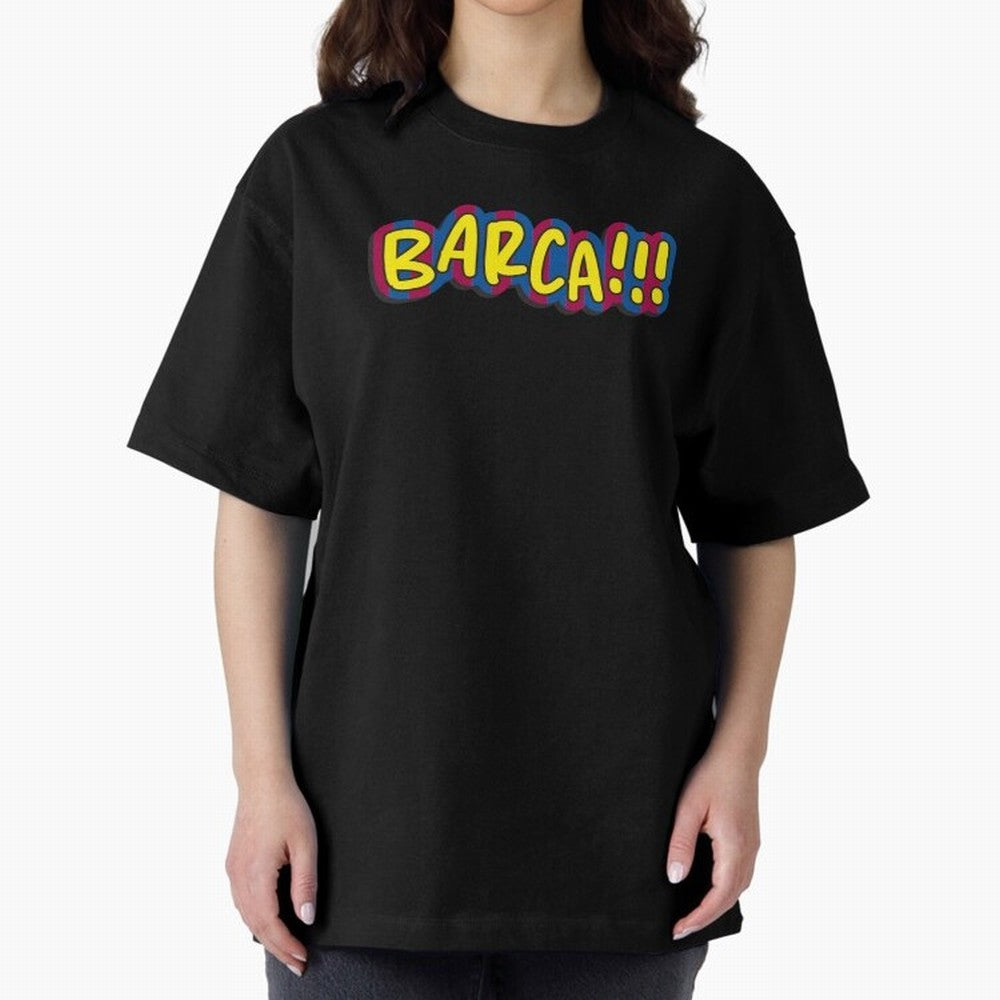 FC Barcelona Barca Oversized T-Shirt Show Your Tournament Heart for FIFA World Cup 2026 Group Stage Spirit, Made for Germany, Mbappe, Stadium Chants, National Pride, Trophy Dreams and Unforgettable Football Memories; Ideal for Fans Who Follow
