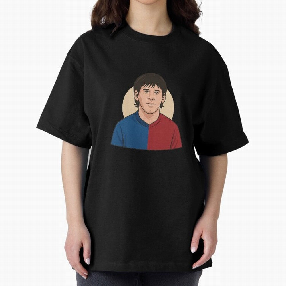 messi 2009 Oversized T-Shirt Stand Out with Spirit from FIFA World Cup 2026 Spirit, Capturing Portugal, Spain and Germany, Mbappe, Championship Spirit, Famous Goals, Roaring Crowds and International Football Unity; Built for Supporters Chasing