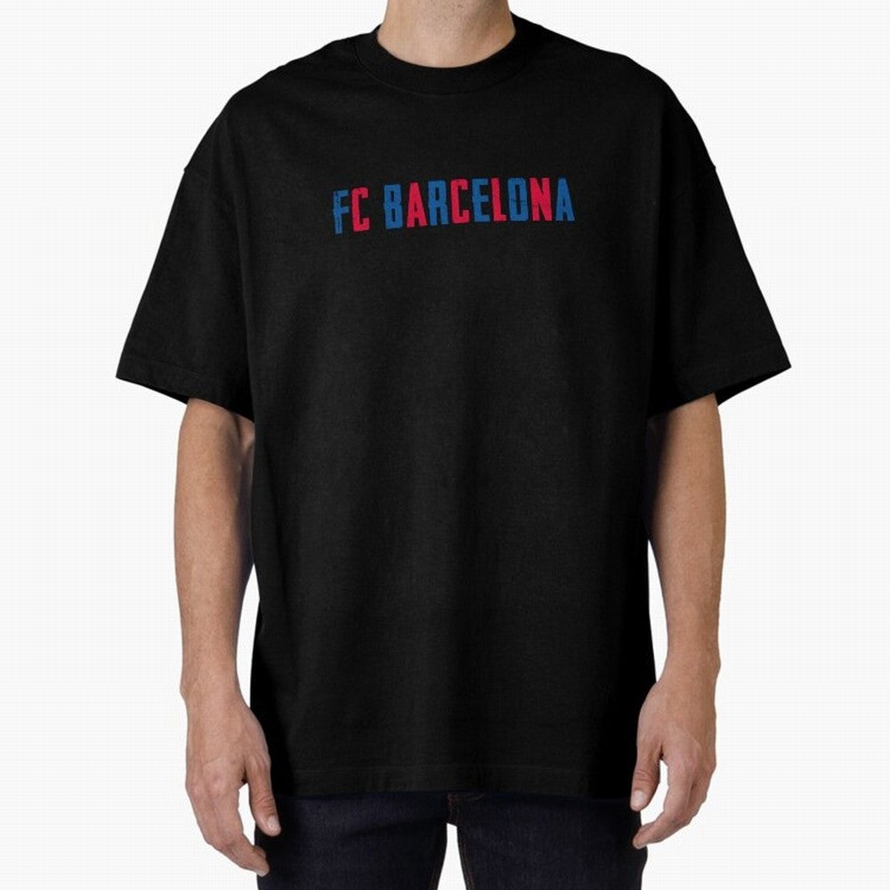 fcb Oversized T-Shirt Celebrate Football Dreams Across Global Football Passion for FIFA World Cup 2026, Connected to Cristiano Ronaldo, Haaland and CR7, France and Portugal, Stadium Memories, Football Loyalty, International Chants and Championship