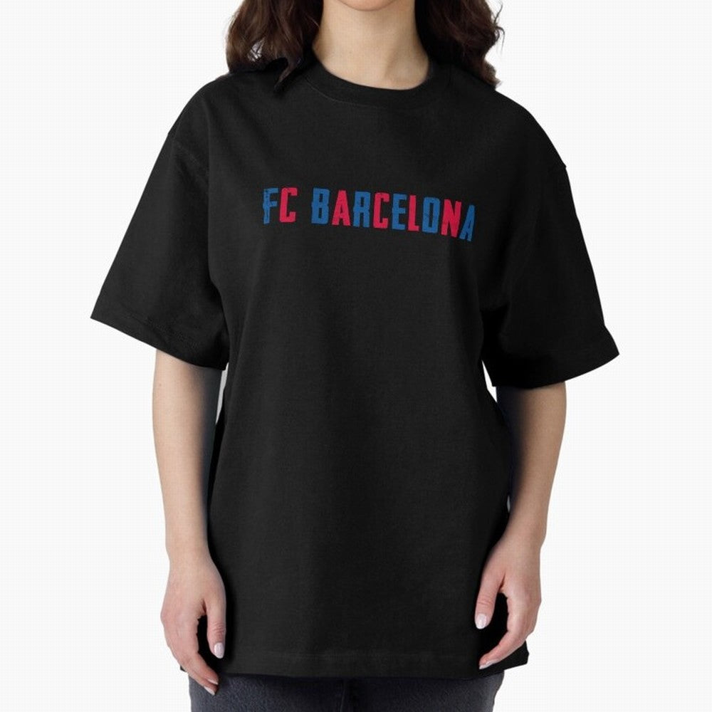 fcb Oversized T-Shirt Celebrate Football Dreams Across Global Football Passion for FIFA World Cup 2026, Connected to Cristiano Ronaldo, Haaland and CR7, France and Portugal, Stadium Memories, Football Loyalty, International Chants and Championship