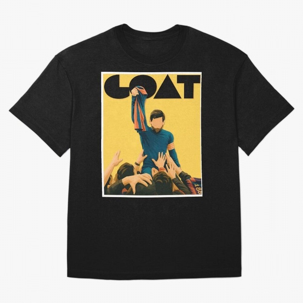 Lionel Messi Men's Football GOAT T-Shirt | Argentina Retro Vintage Messi Shirt Fan Gift Oversized T-Shirt Carry the Colors and Pride of FIFA World Cup 2026 USA Canada Mexico for Fans of Mbappe and England and Germany, Bringing Football Passion,