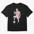 Lionel Messi Anime Style Drinking Mate - The Goat Inter Miami Classic T-Shirt Bring Supporter Culture to FIFA World Cup 2026 Spirit, Celebrating England, France and Netherlands, Mbappe and Neymar, Match Day Excitement, Supporter Culture, Golden