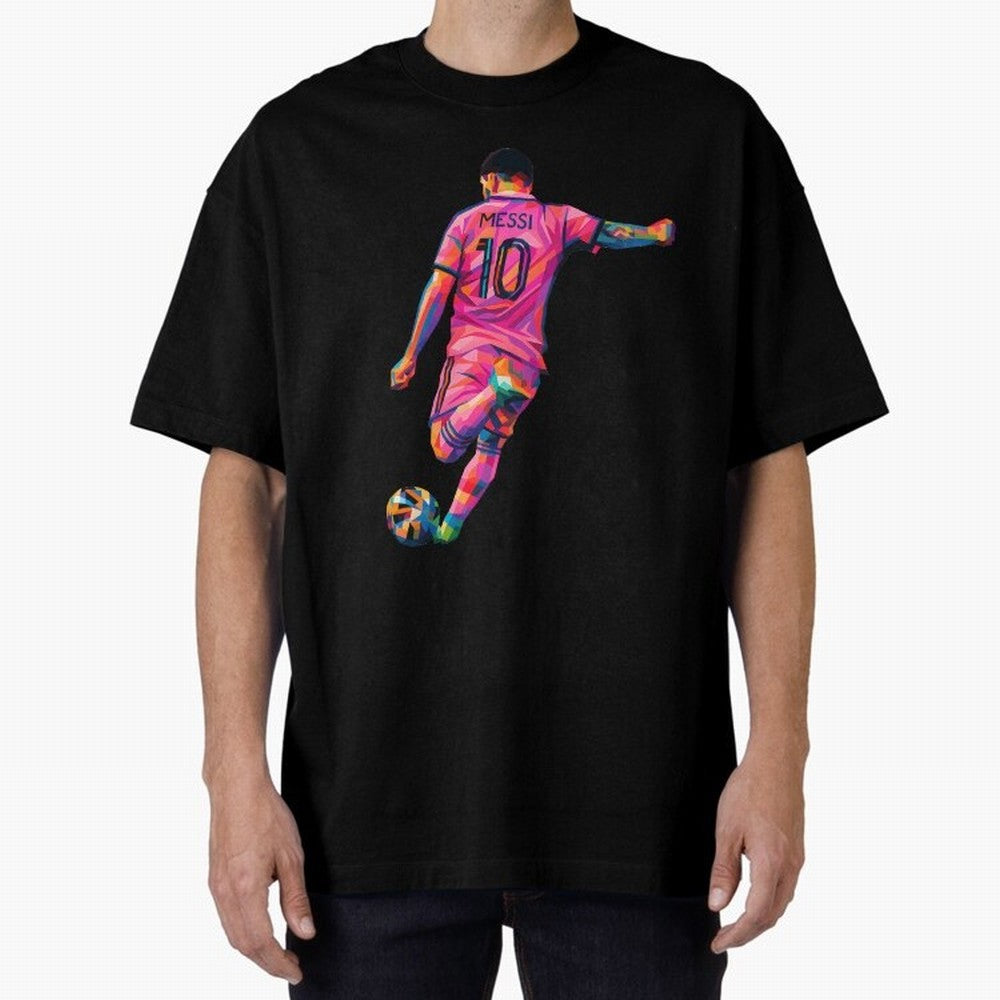 Lionel Messi - Inter Miami Wpap Art Classic T-Shirt Represent Football Lovers during Global Football Passion for FIFA World Cup 2026, Built around Mbappe, France and Portugal, Fan Favorite Moments, National Team Passion, Big Match Drama and Soccer