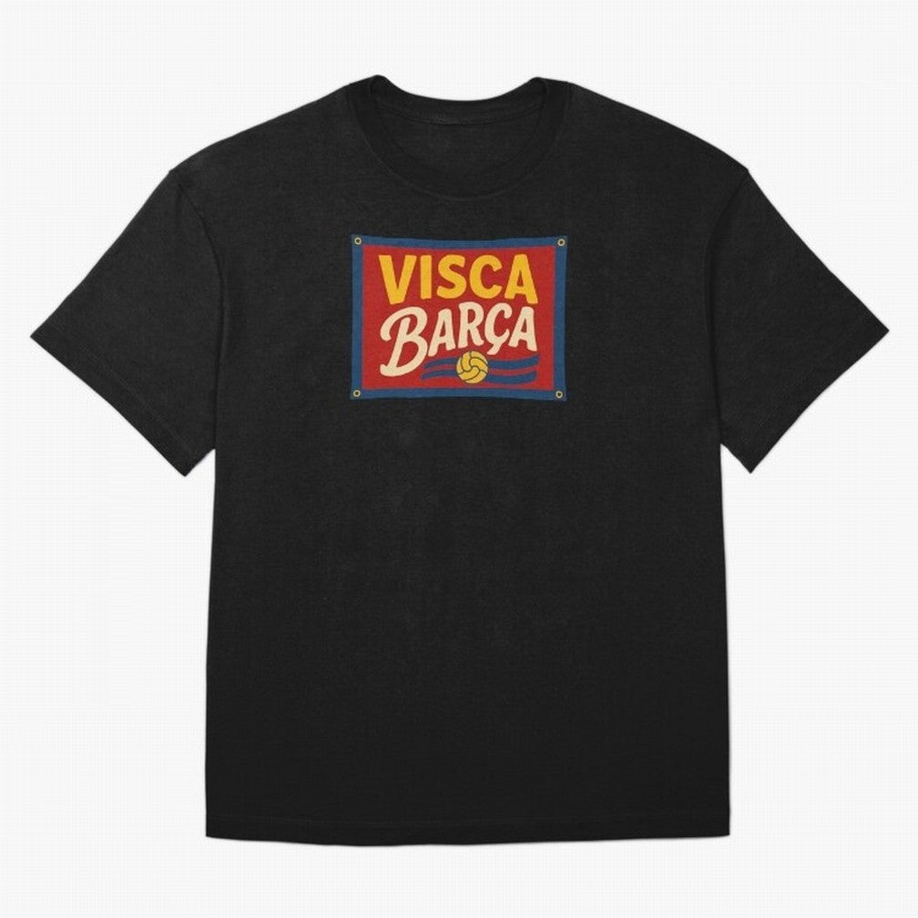 FC Barcelona Visca Barca Oversized T-Shirt Fuel the Hype around the FIFA World Cup 2026 Journey through Haaland Highlights, England Pride, Sports Nostalgia, International Competition, Famous Players and Unforgettable Victories; Built for Supporters