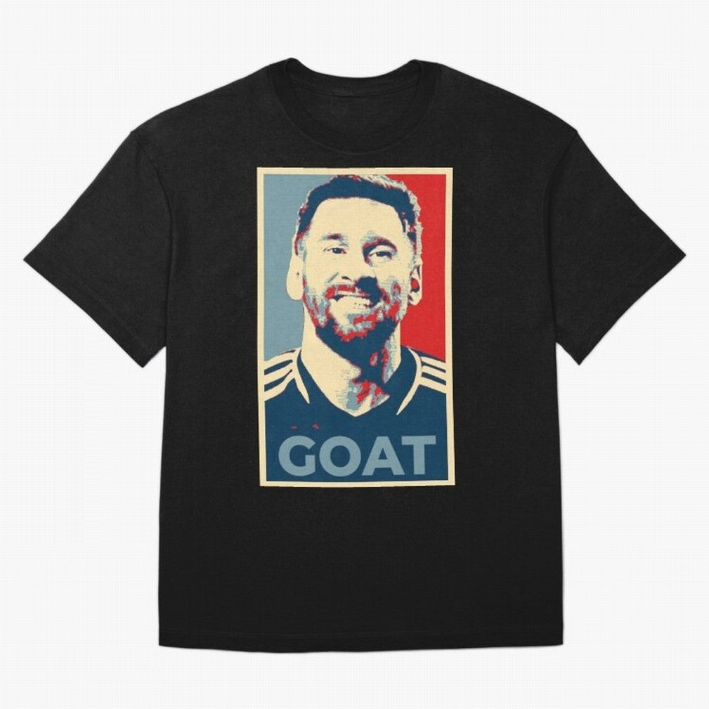 Messi - Hope Oversized T-Shirt Carry the Dream of FIFA World Cup 2026 Group Stage for Fans of CR7 and Messi and England and Germany, Bringing Championship Spirit, Famous Goals, Roaring Crowds and International Football Unity; Made for Collectors
