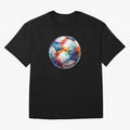 Football Soccer Ball Watercolor Illustration Drawing Classic T-Shirt Fuel FIFA World Cup 2026 for Fans of Haaland and England, Bringing Vintage Soccer Flavor, Modern Football Stars, National Flags and Final Night Emotion; Made for Collectors Who