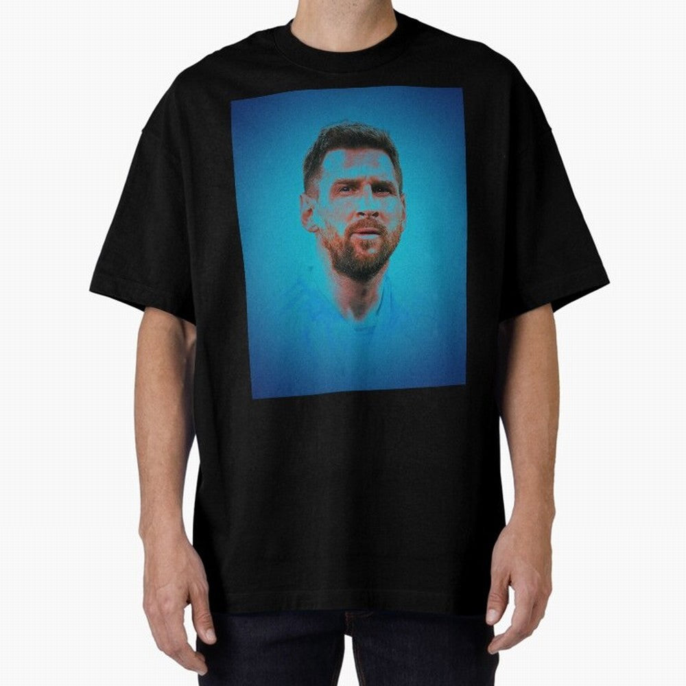 Messi: The Undisputed GOAT Oversized T-Shirt Show Support during Match Day Hype around FIFA World Cup 2026 USA Canada Mexico, Mbappe and Neymar, Spain and Netherlands, Tournament Hype, Historic Matchups, Family Viewing Parties and Global Sports