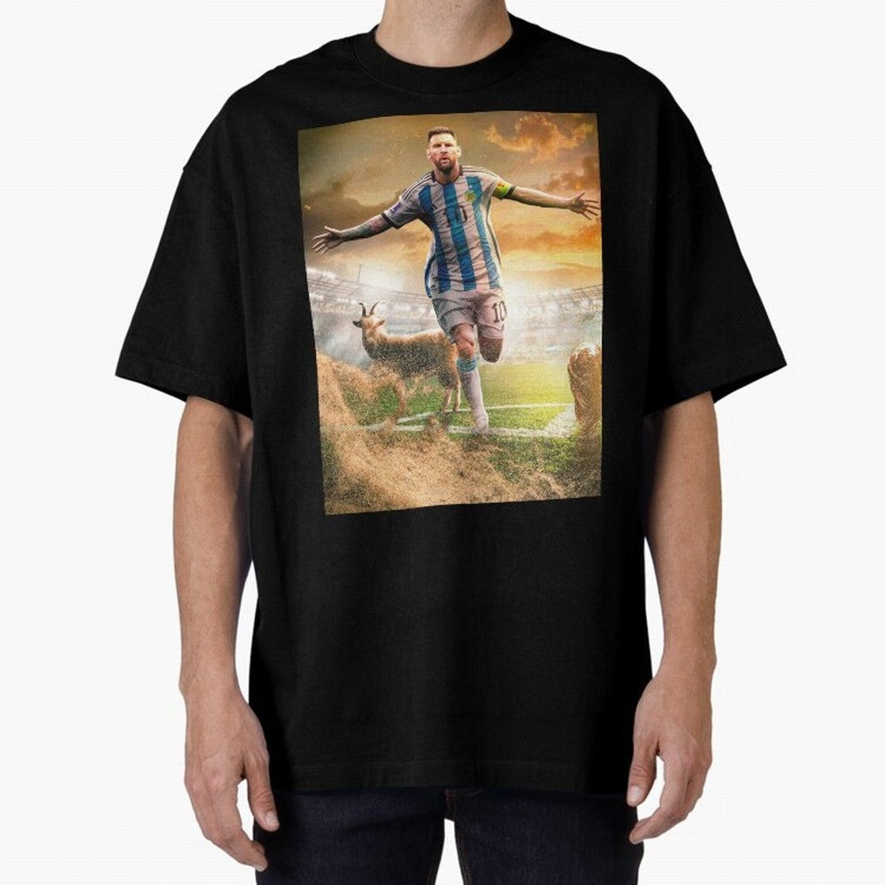 Messi: The Undisputed GOAT Classic T-Shirt Feel the Roar of Match Day Hype around FIFA World Cup 2026 USA Canada Mexico, Haaland, Spain, Match Day Excitement, Supporter Culture, Golden Goals and Global Football Passion; Perfect for Fans,