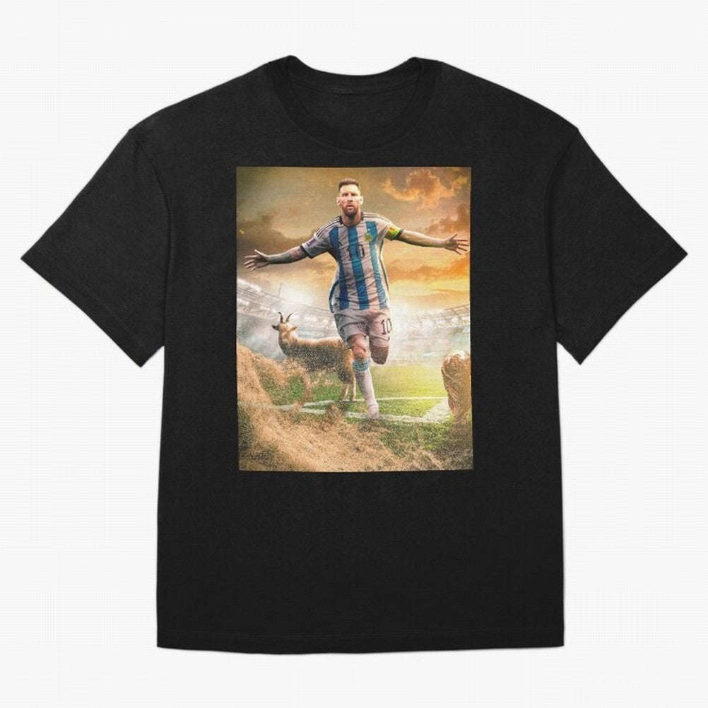 Messi: The Undisputed GOAT Classic T-Shirt Feel the Roar of Match Day Hype around FIFA World Cup 2026 USA Canada Mexico, Haaland, Spain, Match Day Excitement, Supporter Culture, Golden Goals and Global Football Passion; Perfect for Fans,