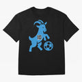 GOAT 10 Football Oversized T-Shirt Step into FIFA World Cup 2026 Group Stage Driven by Messi, Neymar and Mbappe, England, France and Netherlands Energy, Football Festival Excitement, Trophy Ambitions, Country Rivalries and Star Player Buzz; Great