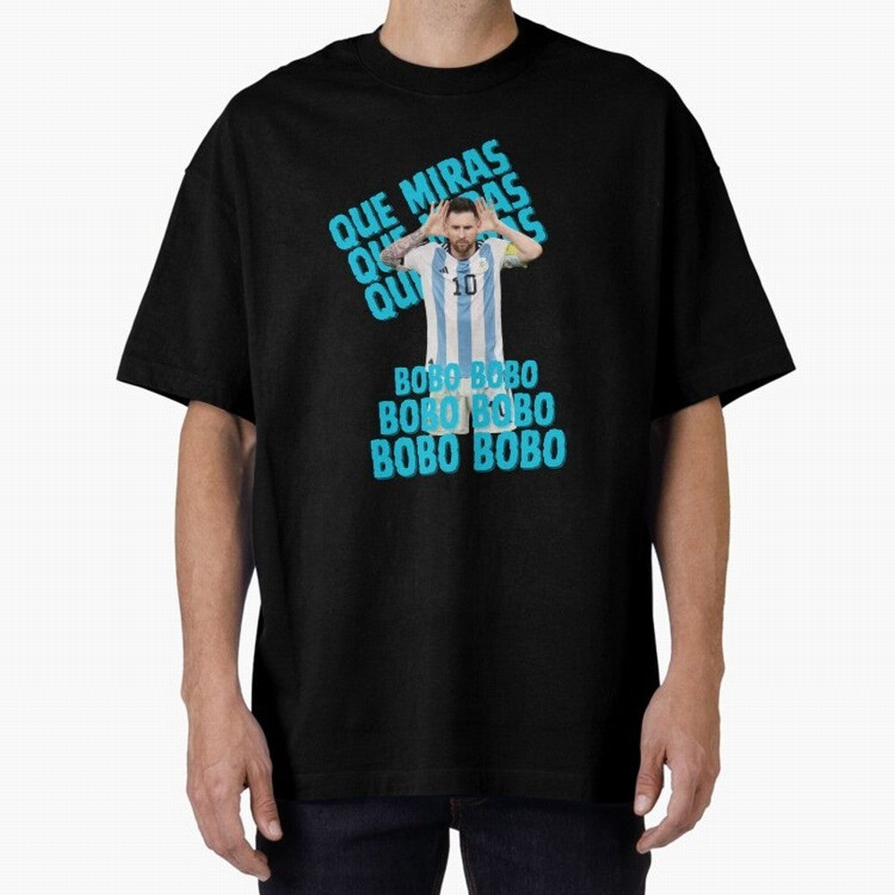 LEONEL MESSI Oversized T-Shirt Feel International Energy from the FIFA World Cup 2026 Journey through CR7 and Messi Highlights, Germany Pride, Fan Favorite Moments, National Team Passion, Big Match Drama and Soccer History; Made for Collectors Who