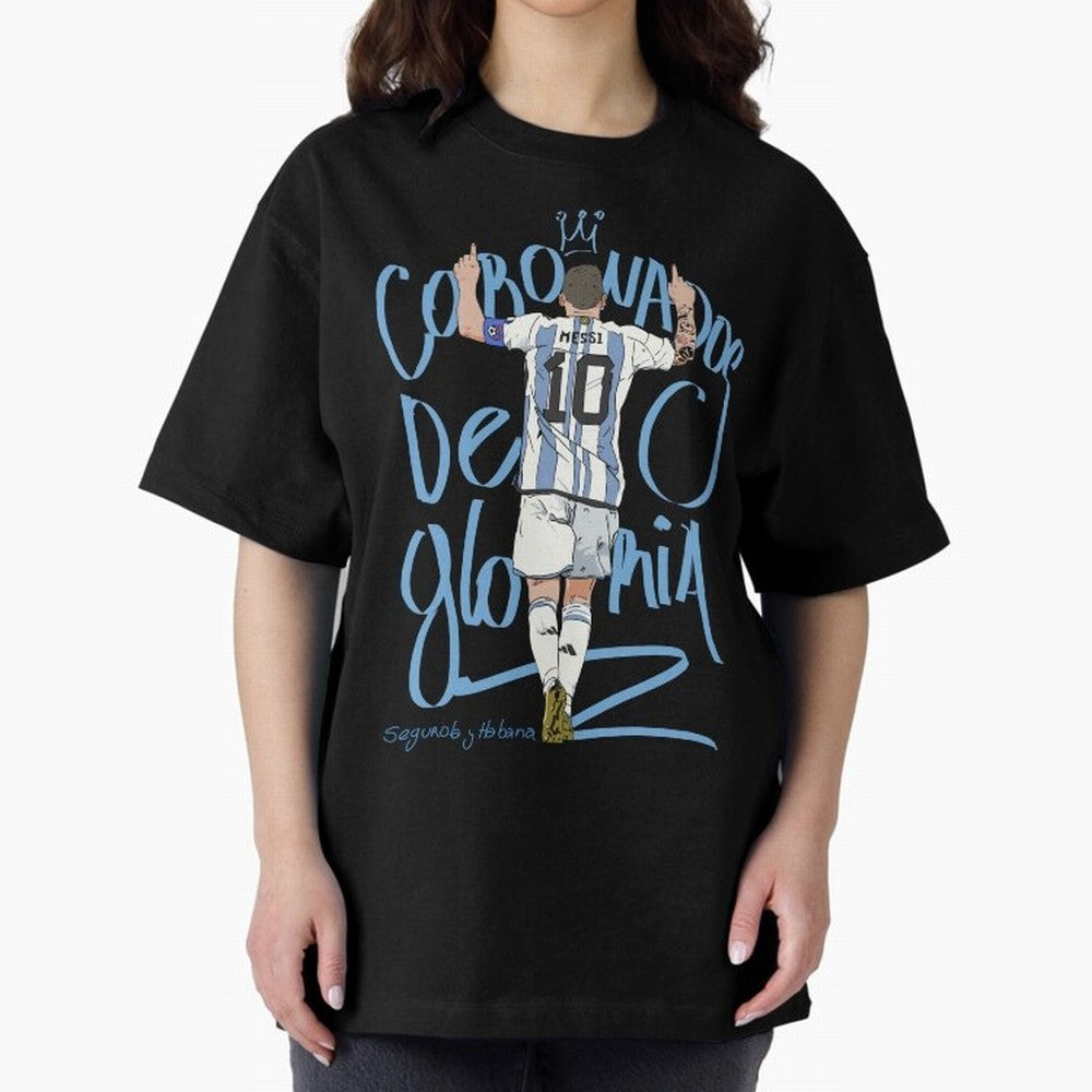 Messi, crowned with glory Active T-Shirt Live the Energy of the FIFA World Cup 2026 Group Stage Journey through CR7 Highlights, Portugal Pride, Fan Favorite Moments, National Team Passion, Big Match Drama and Soccer History; Perfect for Supporters