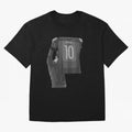 Lionel Messi Black and White Version Oversized T-Shirt Honor Champions and Dreams in Global Football Passion for FIFA World Cup 2026 Group Stage, Filled with CR7, Spain and Netherlands, Fan Favorite Moments, National Team Passion, Big Match Drama