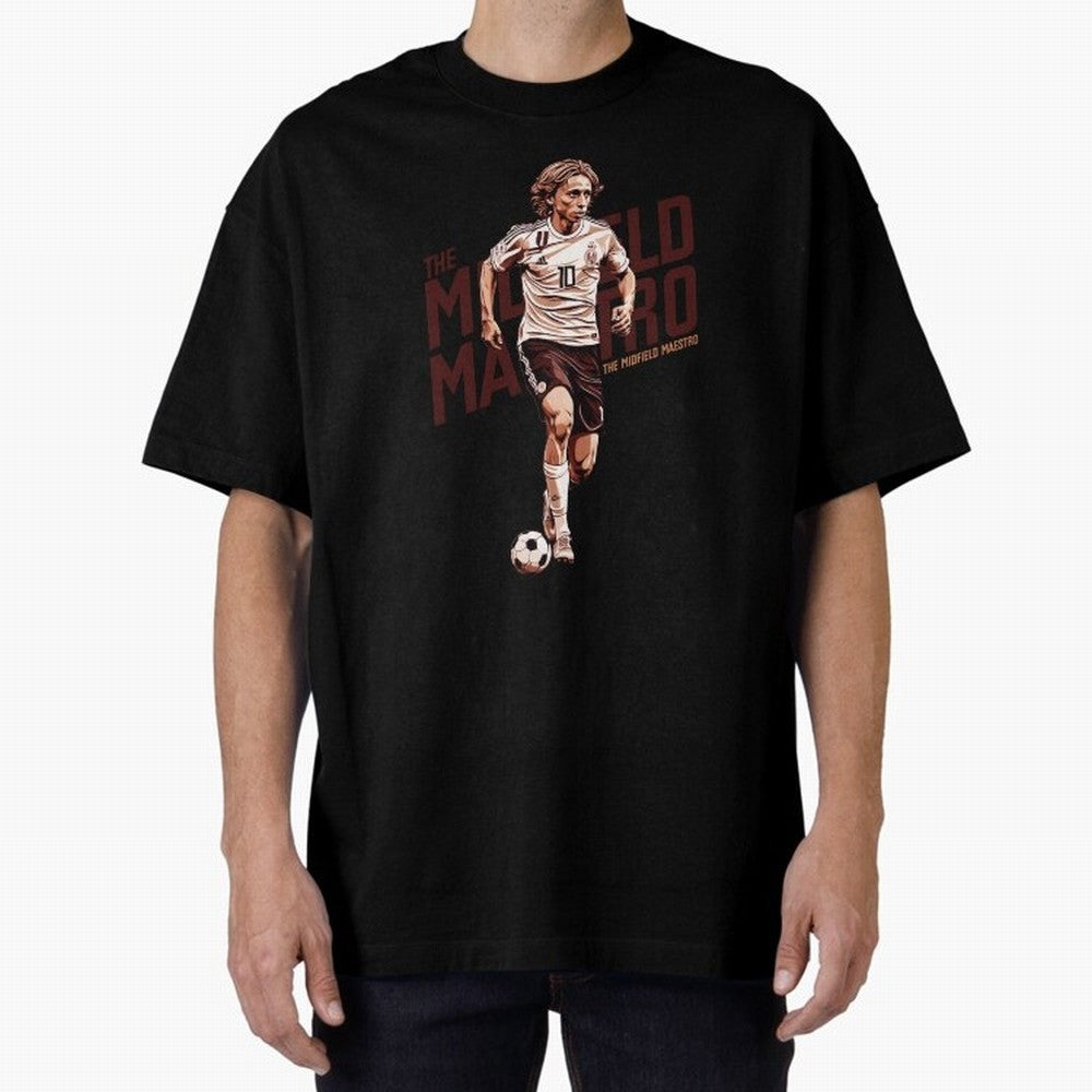 Luka - The Midfield Maestro Essential T-Shirt Fuel FIFA World Cup 2026 Group Stage Celebrating Messi, Neymar and Mbappe, Spain Energy, Football Festival Excitement, Trophy Ambitions, Country Rivalries and Star Player Buzz; Perfect for Supporters